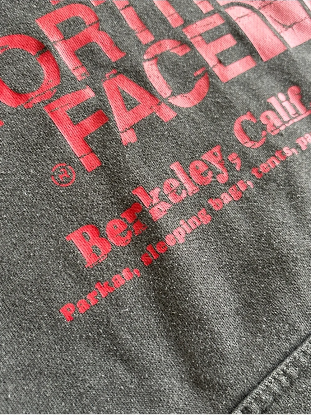 The North Face Hoodie Men's Berkeley California USA Logo LS Pullover Black L